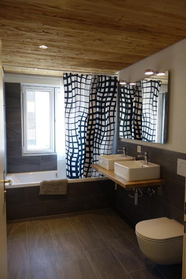 Apartmán Haus Rhaetikon 1. Og, Links Davos Exteriér fotografie