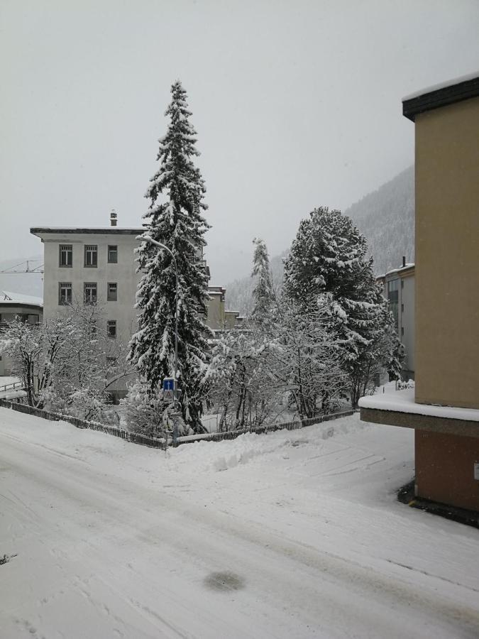 Apartmán Haus Rhaetikon 1. Og, Links Davos Exteriér fotografie